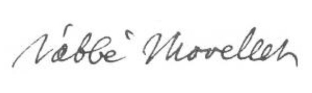 signature d'André Morellet