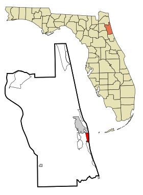 Localisation de Saint Augustine Beach