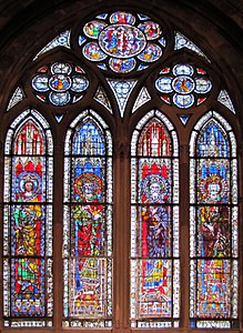 Императорское окно Страсбургского собора