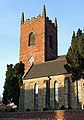 The Church of Saint Bartholomew, Upper Penn, Staffordshire. Tower rebuilt by William Barker in 1765