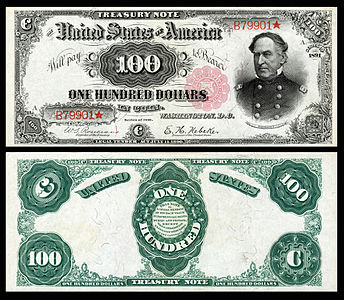 $100 (Fr.378) David Farragut.