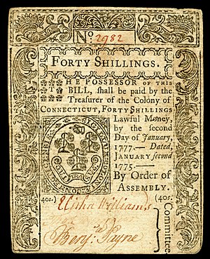 Early American currency