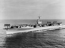 USS Ranger (CV-4) находился в море в конце 1930-х годов. Jpg