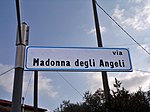 Vîa Madònna di Àngei - cartéllo (1)