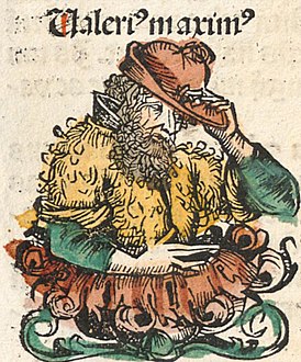 Воображаемое изображение из Нюрнбергской хроники. 1493 год (достоверные портреты неизвестны)