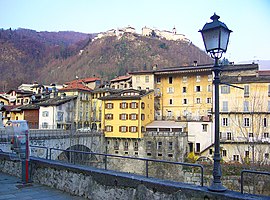 Der Sacro Monte über der Ortschaft Varallo