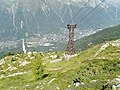 Dans les alpages au-dessus de la vallée de Chamonix.