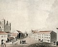 Vilniaus Šv. Kazimiero bažnyčios ir Didžiosios gatvės vaizdas (J.Peška, 1808 m.), Vilniaus universiteto bibliotekos Grafikos kabinetas