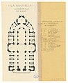 Vocables des chapelles de la cathédrale de La Rochelle (1888).