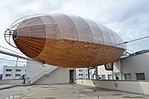 Holzluftschiff am DOX Kunstmuseum