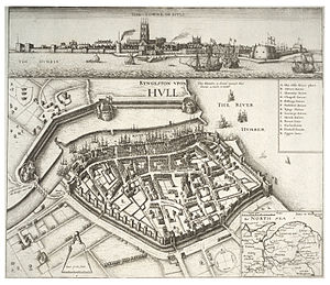 Город Халл около 1640 года