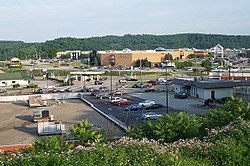 Hempfield Township, with U.S. Route 30 and Westmoreland Mall in view