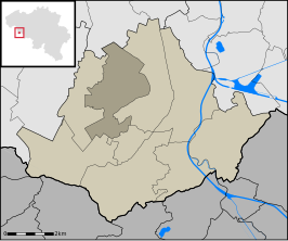 Kaart van Wez-Velvain
