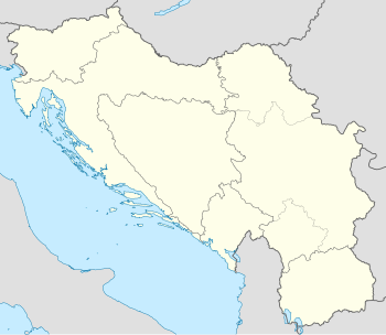 1952–53 Croatian-Slovenian League is located in Yugoslavia