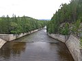 Сток реки Большой Киалим с Киалимского водохранилища