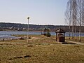 Вид з боку санаторію "Борове" на Будачевське озеро