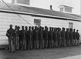 Firmao E, 4-a US Colored Troops, Fort Lincoln, 1865