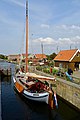 Bellefleur in de sluis bij Workum