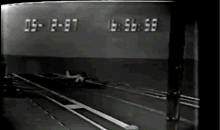 Pilot ejecting from A-6 Intruder after failed aircraft carrier landing A-6eject.gif