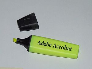 Adobe Acrobat Markierungswerkzeug