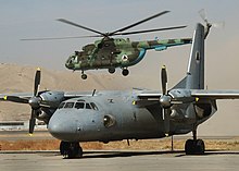 Afghánský MI-17 a An-26