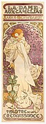 Alfons Mucha - 1896 - La Dame aux Camélias - Sarah Bernhardt