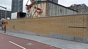 Amstelstation vanaf Julianaplein (juni 2019)