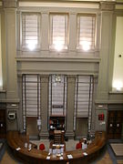 Sala de préstamo de la Biblioteca Nacional de Florencia