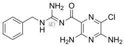 Бензамил structure.svg