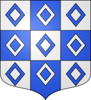 Blason de l'abbaye Saint-Quentin-en-l'Isle