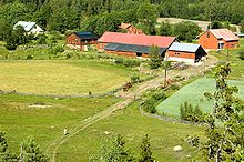 An aerial photo of the Borgboda farm in Saltvik, Aland Borgboda2006 web.jpg