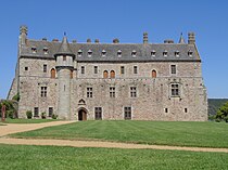 Frontage of the château