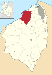 Tubará – Mappa