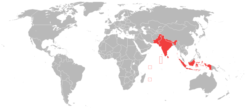 File:Countries using the Rupee.png