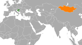 Croatie et Mongolie