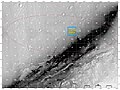 Curiosity's landing ellipse. Quad 51, called Yellowknife, marks the area where Curiosity actually landed.