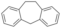 Skeletal formula of dibenzocycloheptene