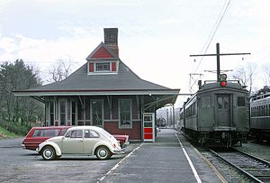 EL Gladstone, N.J. Station on April 25, 1970.jpg