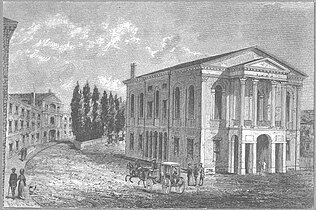 Federal St. Theatre, corner of Federal and Franklin St., c. 1798