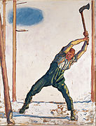 Ferdinand Hodler, "Puuraidur" (1910)