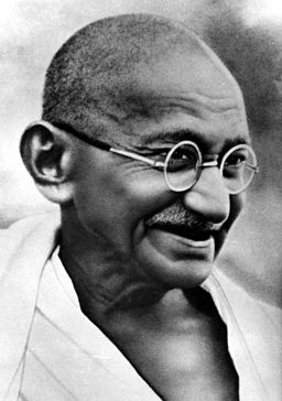 Gandhi smiling R