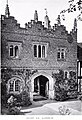 Giffords Hall gatehouse's North façade from the courtyard, pre-1900