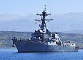 USS Gravely on a scheduled port visit to Greece, June 2013