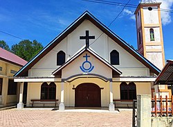 Gereja HKBP Tongatonga di Desa Parsibarungan