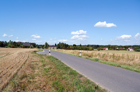 Blick von Oßniger Dorfstraße nach Harnischdorf