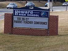 Howard High School Sign.jpg