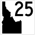 State Highway 25 marker