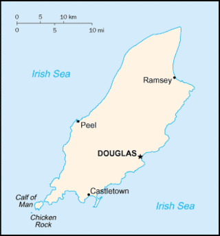 Isola di Man - Mappa