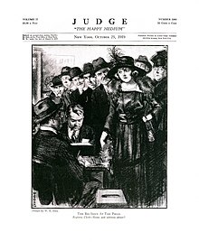 "The Big Issue At The Polls" (Judge, Oct 25, 1919) JudgeMagazine25Oct1919.jpg