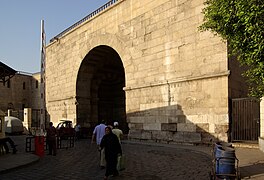 Puerta en El Cairo de Bab al-Futuh